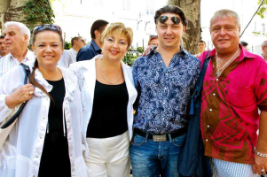 Клавдия Соколецкая, Татьяна Липтуга, Иван Липтуга и Юрий Кузнецов