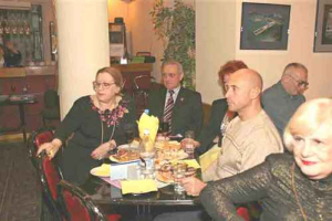 На праздновании «старого» Нового года.