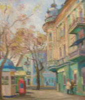 Наталия Лоза. "Светлый день на Большой Арнаутской" (холст, масло, images_club/2007 г.)
