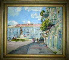 Наталья Лоза. Екатерининская площадь 2008 60х70