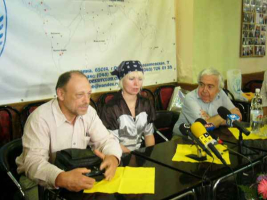 Юрий Дикий, Элана Соколова и Евгений Голубовский
