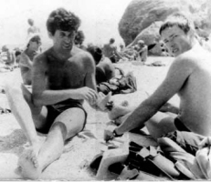 Григорий Карнаух (слева) и Валерий Стрельников, 1965 г.