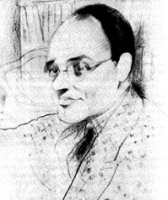 Исаак Бабель, рис. Юрия Анненкова, 1928 г.
